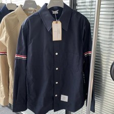 톰브라운 더블 슬리브 웨빙 셔츠