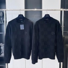 루이비통 lv 다미에 패턴 핀 니트