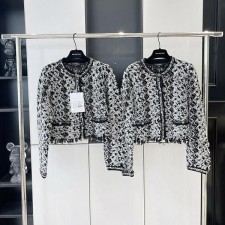 샤넬 cc 트위드 자켓