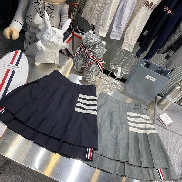 톰브라운 4선 울 스커트