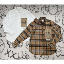 버버리 bbr 체크셔츠