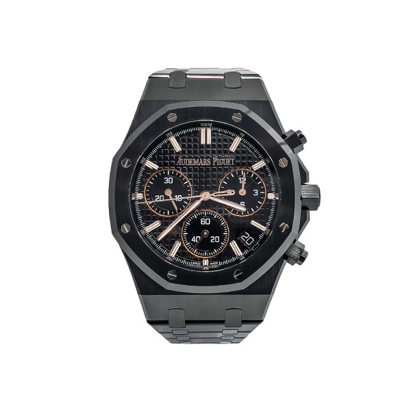 오데마피게 로얄오크 크로노그래프 41MM 블랙 26240 굿즈팩토리