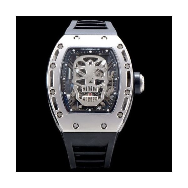 리차드밀 RM052-19 투어빌론 스켈레톤 페이스 SILVER 굿즈팩토리
