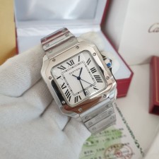 까르띠에 산토스 실버 메탈 MP팩토리